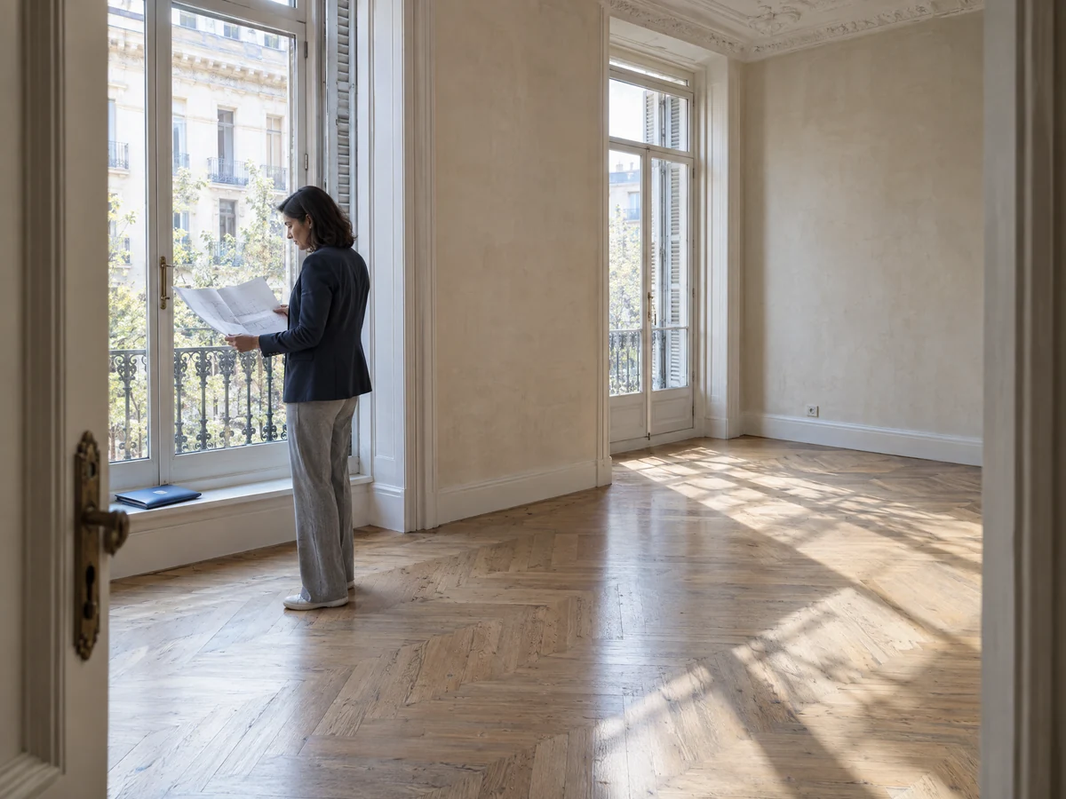 Escena editorial de Inmobiliaria